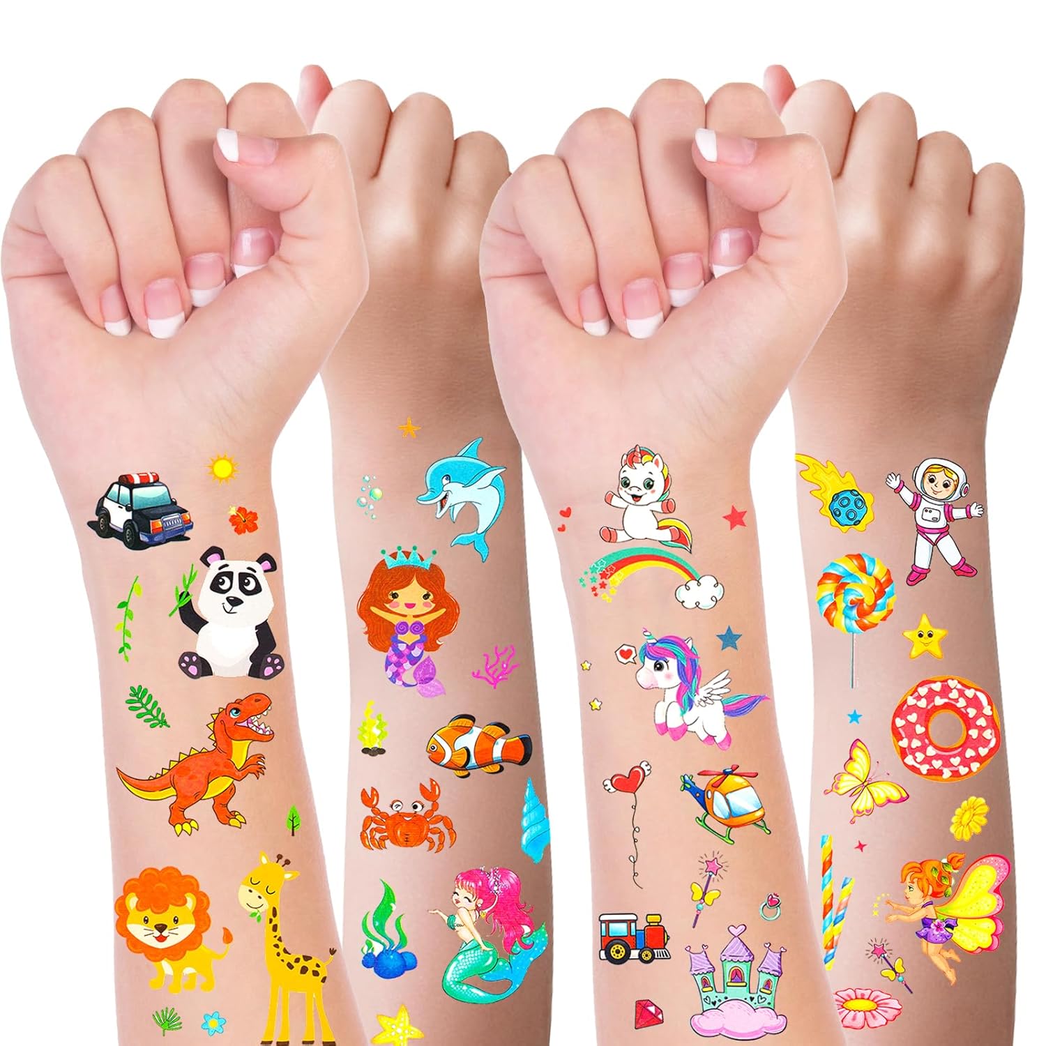 Habett Temporary Tattoos for Kids - Fun Party Favors