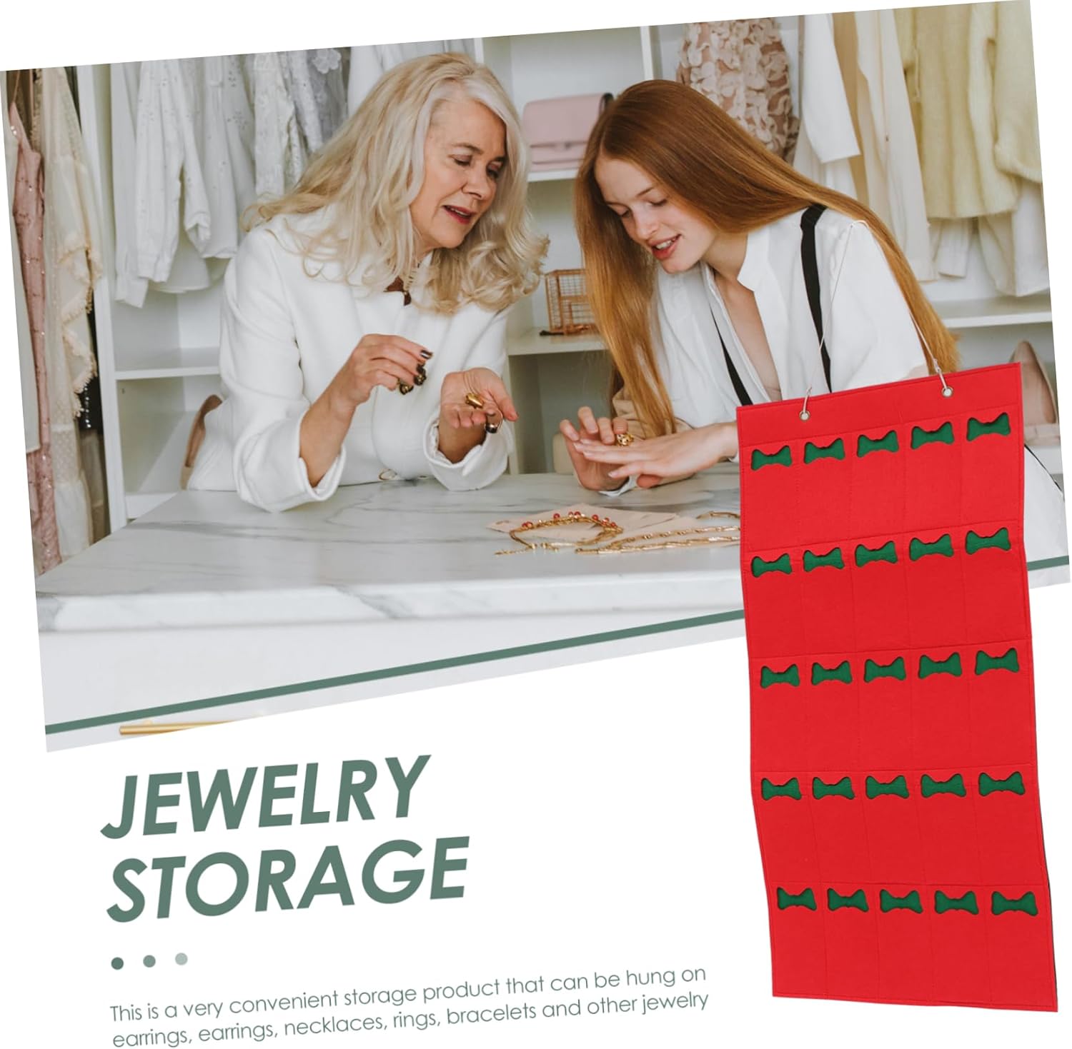 Felt Storage Bag Hanging Brooch Infant Earrings Clothes Hangers Girls Jewelry Hanging Jewelry Holder Infant Hangers Pin Board for Enamel Baby Holder Silk Scarf Accessories Pink/192 (Color