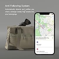 Vista 7 de Coredy Rastreador Bluetooth, funciona con Apple Find My (solo iOS), buscador de llaves y localizador de artículos con indicador de luz electrónica