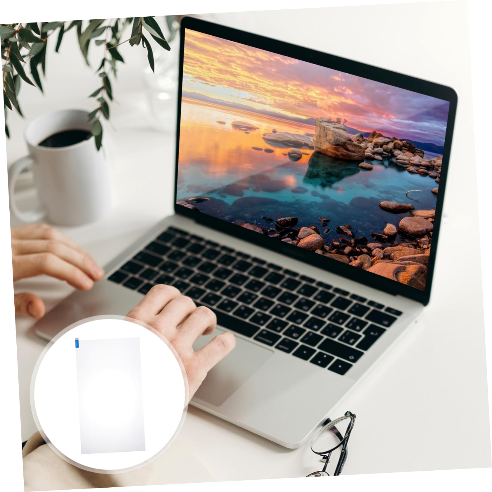 UKCOCO Protector Pantalla Portátil Luz Azul Película Templada Radiación Reflejo Compatible