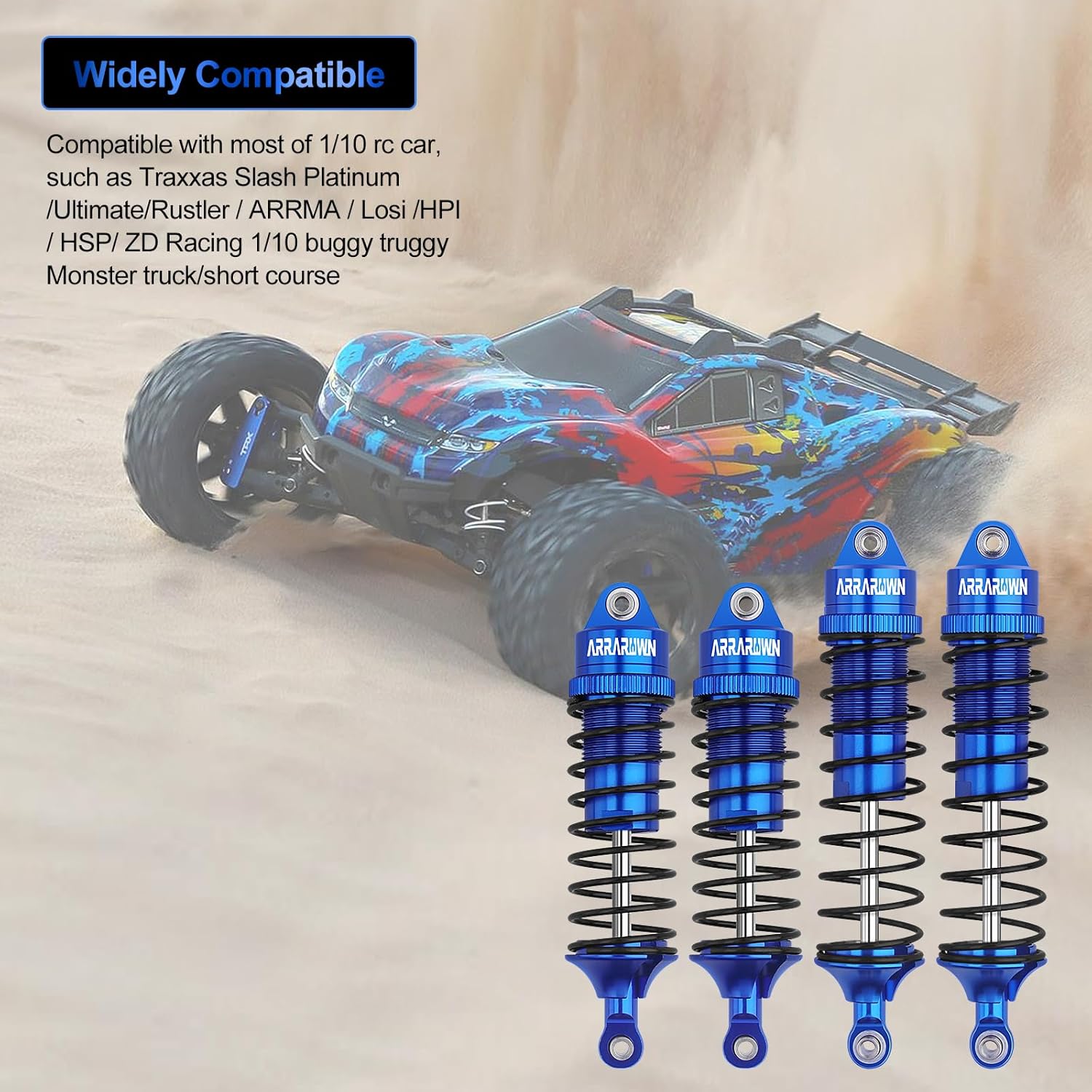 Shocks Traxxas Rc Truck Parts Set Of RC Shock Absorbers Compatible