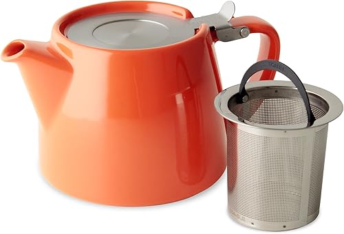 Miniatura 4 de Tetera Forlife de 18 onzas con tapa e infusor, negro, (Black Graph)