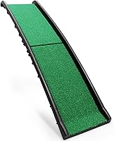 PawStep 50894 Foldable Poly Grass Pet Ramp for Dogs & Cats - Lightweight Non-Slip Ramp for Cars, SUVs, Beds, Couches up to 200 lbs