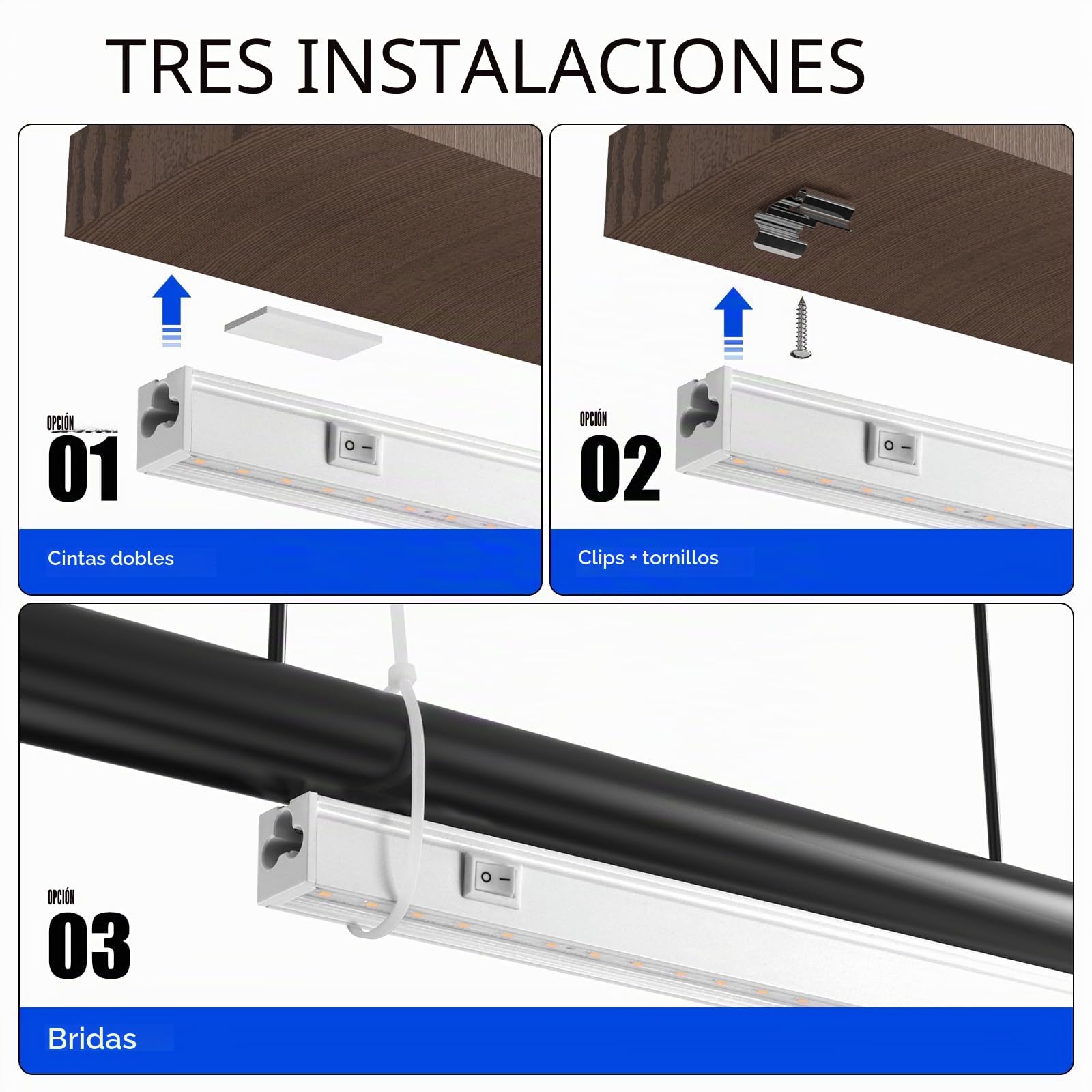 Barrina T5 - Lámpara de planta interior, color amarillo, 29 cm, LED espectro completo, lámpara de invierno LED conectable, tira de luz de crecimiento con interruptor, plug and play, pack de 2