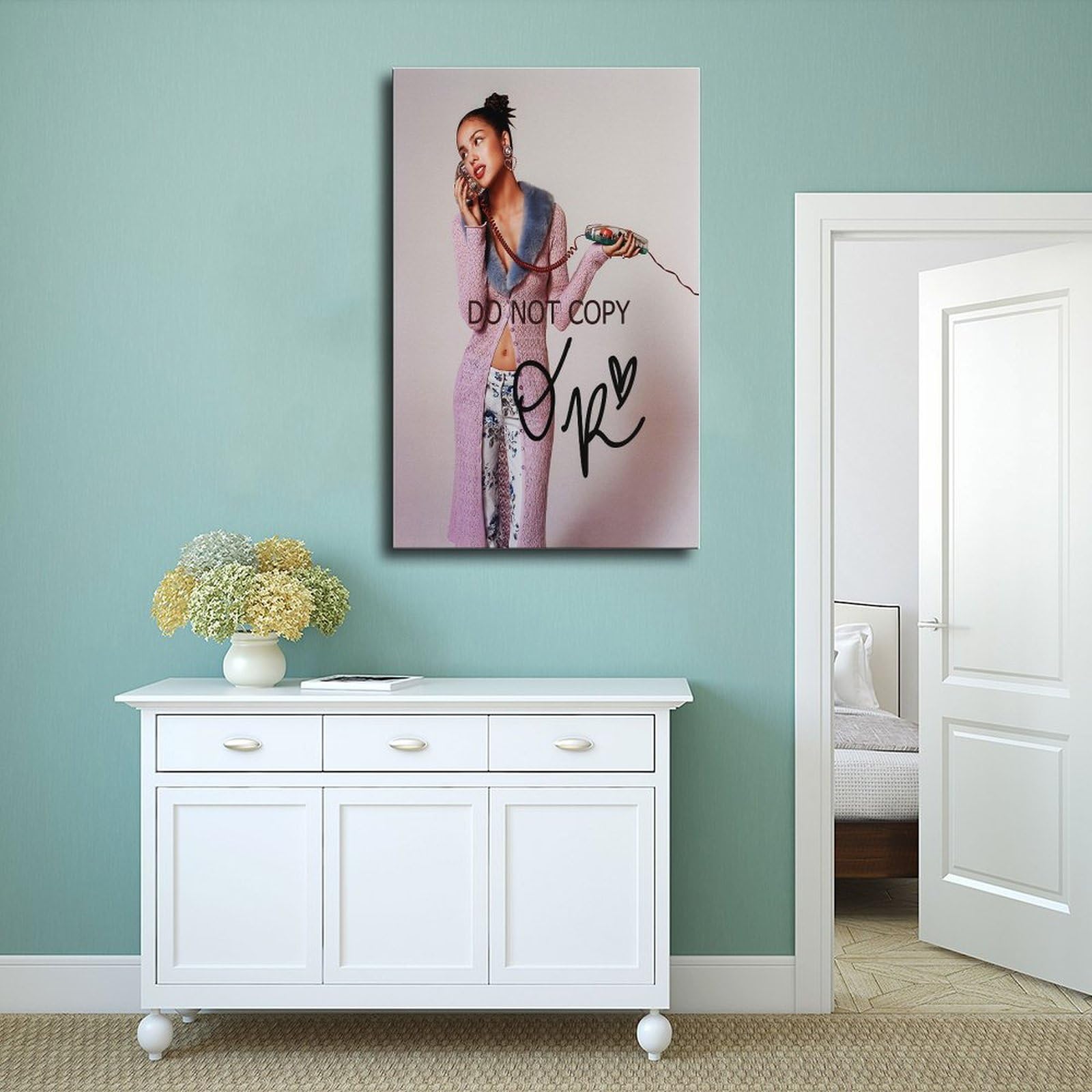 Olivia Rodrigo Poster (7) Sur Toile - Décoration Pour Chambre à Coucher, Bureau, Chambre - Cadeau - Sans Cadre - 60 X 90 Cm