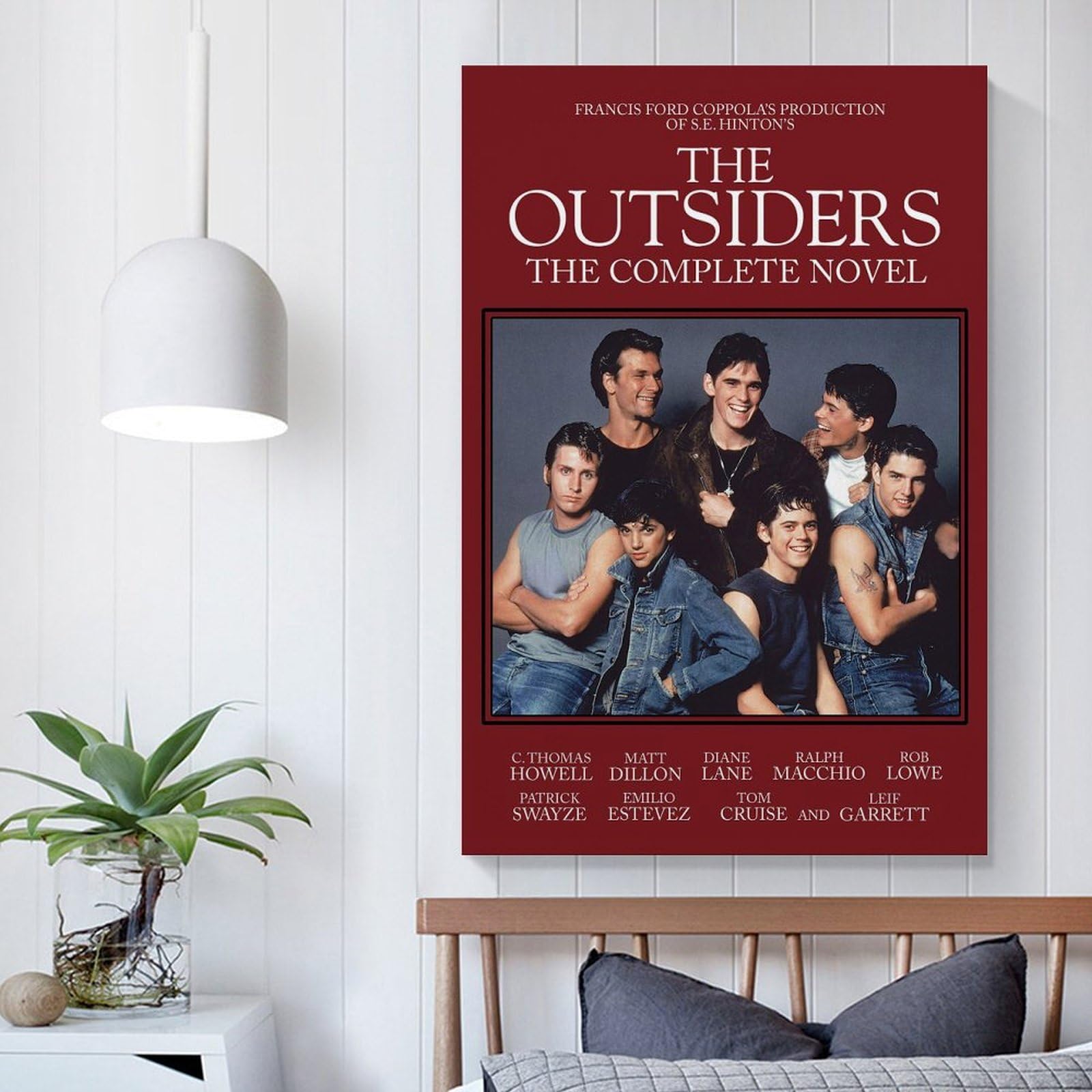 Amazon.com: CUtsky The Outsiders Movie Poster Canvas Art Poster