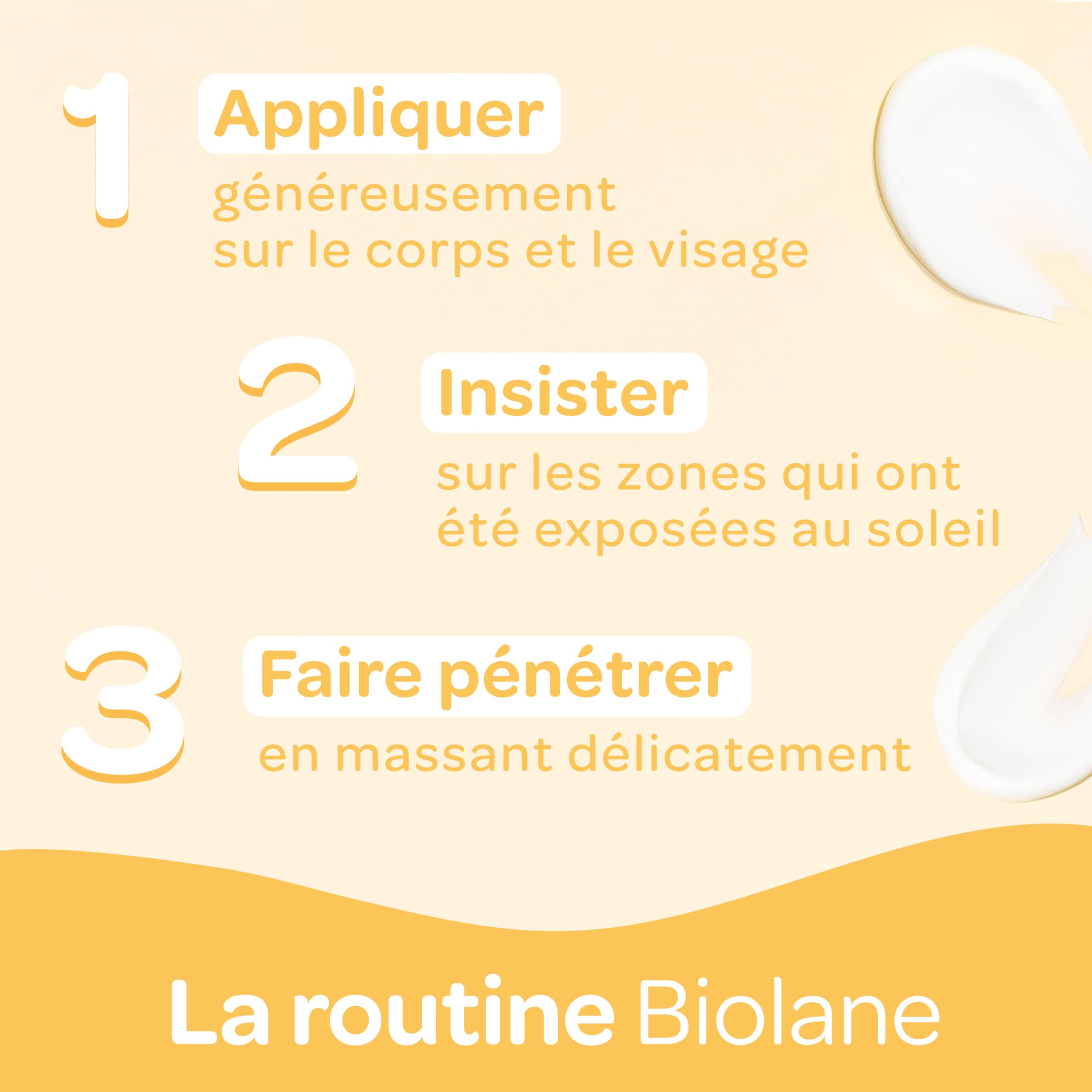 BIOLANE - Lait après soleil - Bébé - Apaise et protège - Peaux Sensibles - Huile de Cameline BIO - 98 % d'origine naturelle - Fabriqué en France