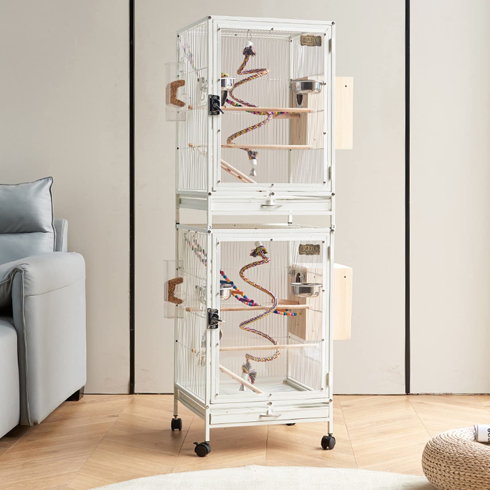 サロンバードシェルフ S ゴールド 鳥かご 開閉式 125-231-001 サロンバードシェルフ S ゴールド 鳥かご 開閉式 125-231-001