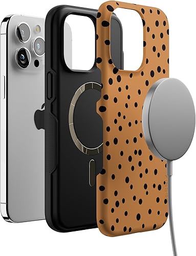 Vista 493 de Casely Funda para iPhone 15 Pro Jardín Secreto Flores mixtas Funda atrevida Compatible con MagSafe y botón de acción Jardín Secreto Floral