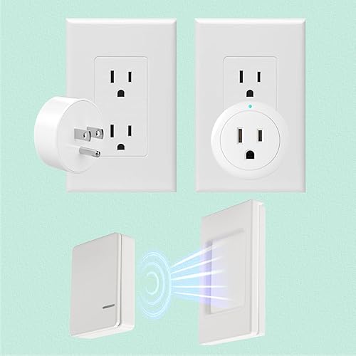 Miniatura 3 de Enchufe de salida de control remoto de 1250 W10 A para electrodomésticos, interruptor de salida remoto para lucesventiladoresluces de