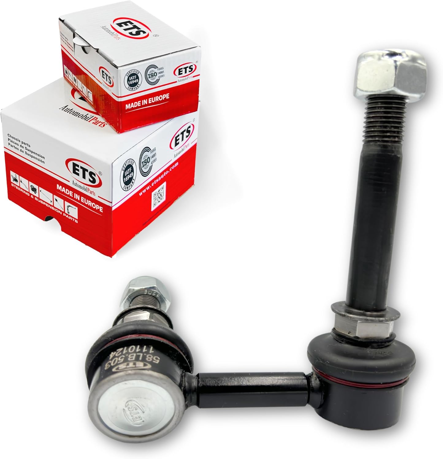 ETS 2Pc 2Pcs Front Stabilizer Sway Bar End Link Fits Nissan 2009-2020 370Z, Fit for Infiniti 2014-2019 Q50/Q60/Q70, Q70L,QX50,Q40, 2008-2012 EX35, EX37, G25 K750193 K750194