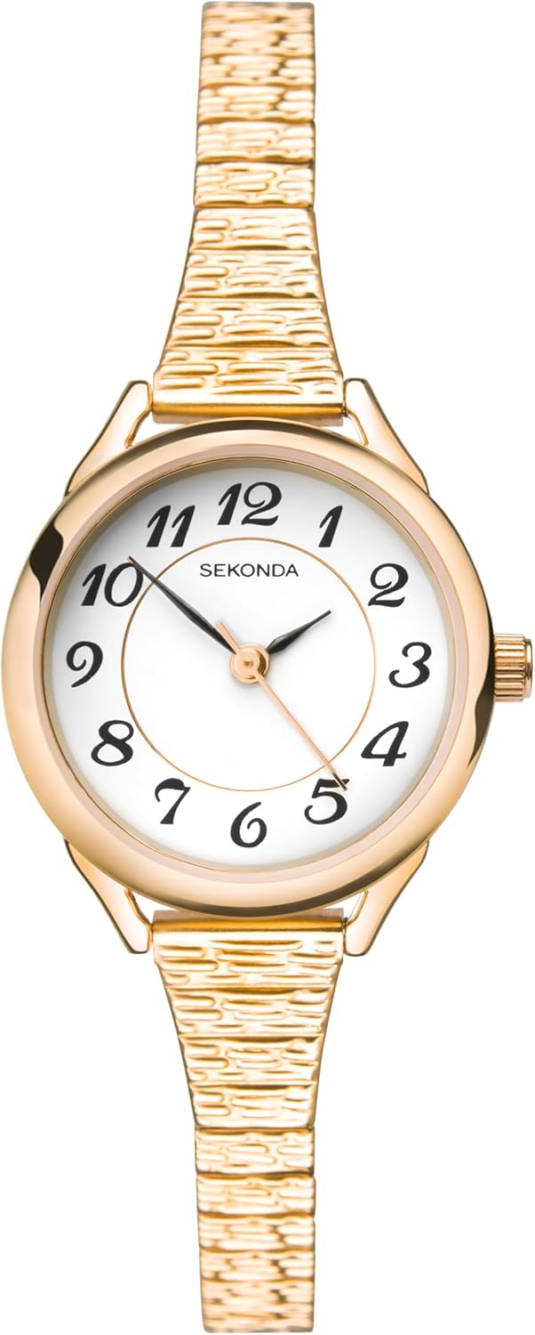 Sekonda Rose Gold Quartz Watch with Stainless Steel Kuwait Ubuy