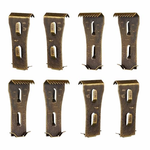 Brick Clips 8 Pcs Heavy Metal Wall Hangers for 2-1/4