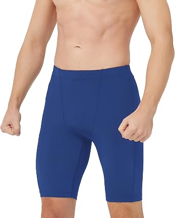 Mens Swimsuit Jammer Athletic Swim Endurance Training Swimsuits