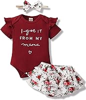 Mioglrie Baby Girl Romper Shorts Set Floral Summer Outfit Newborn Infant Toddler Clothes 0-24M