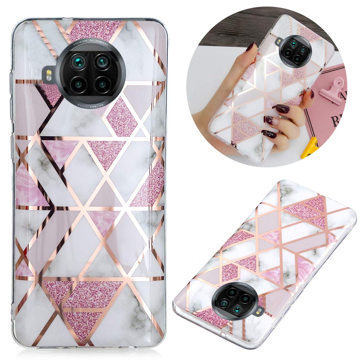 Per Xiaomi Mi 10 T Le custodia in marmo custodia morbida in Silicone per Xiaomi Mi10T Le 5G Cover per telefono per Xiaomi Mi 10 T Pro 10 T Coque  202192403