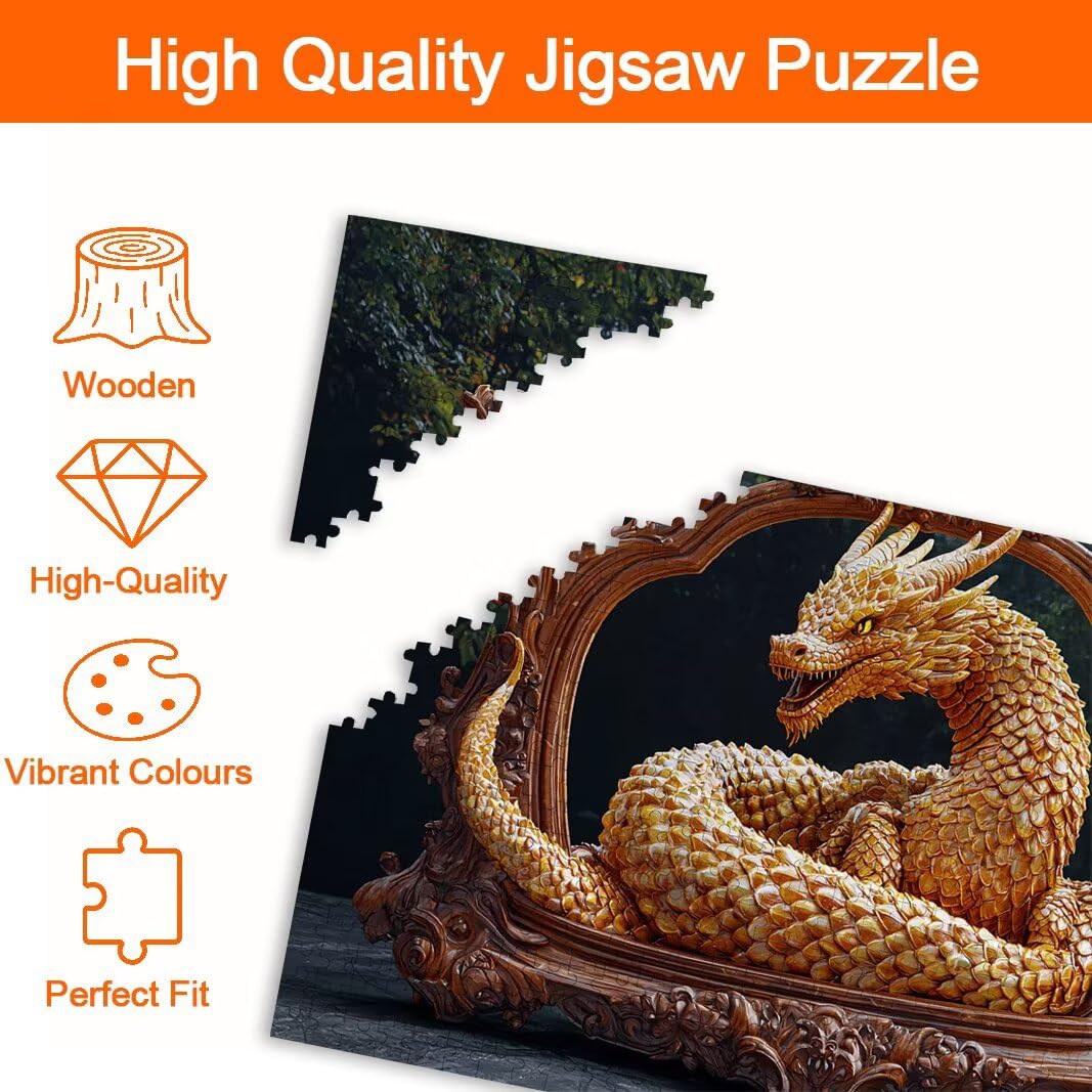 Puzzle Drago, Puzzle 5000 Pezzi Adulti per Decor, Regalo Donna/Uomo -8504