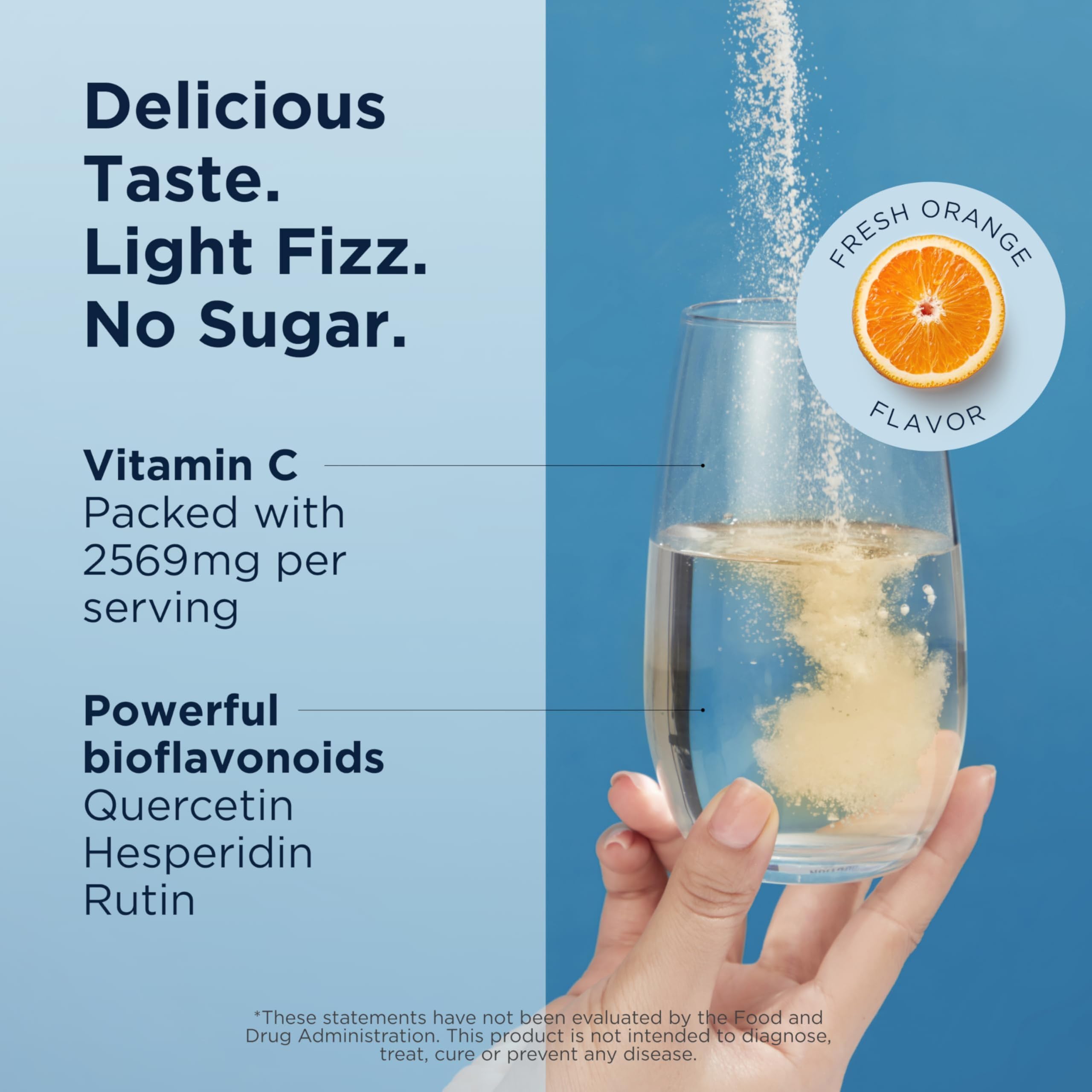 Designs for Health C+BioFizz Fizzy Vitamin C Drink Powder, 36 Servings — Amazon image 3