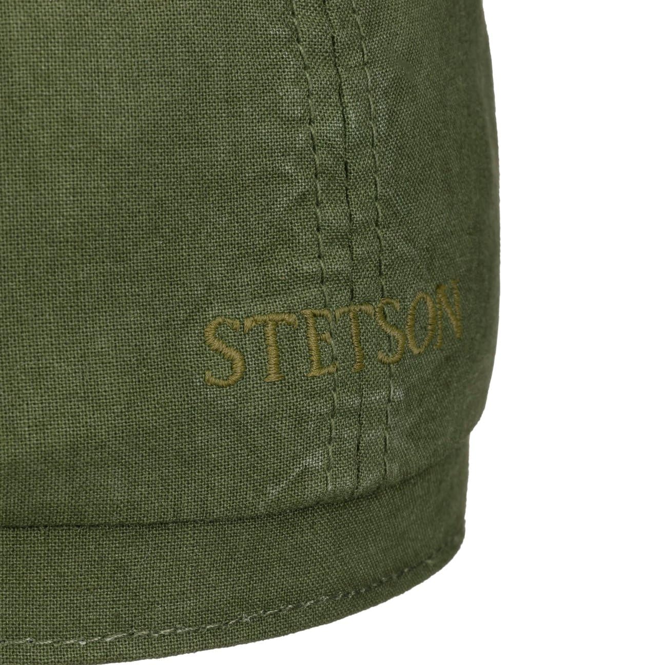 Stetson Hatteras Ballonmütze aus Bio-Baumwolle Herren Flat Cap mit UV-Schutz 40 Schiebermütze Frühjahr Sommer