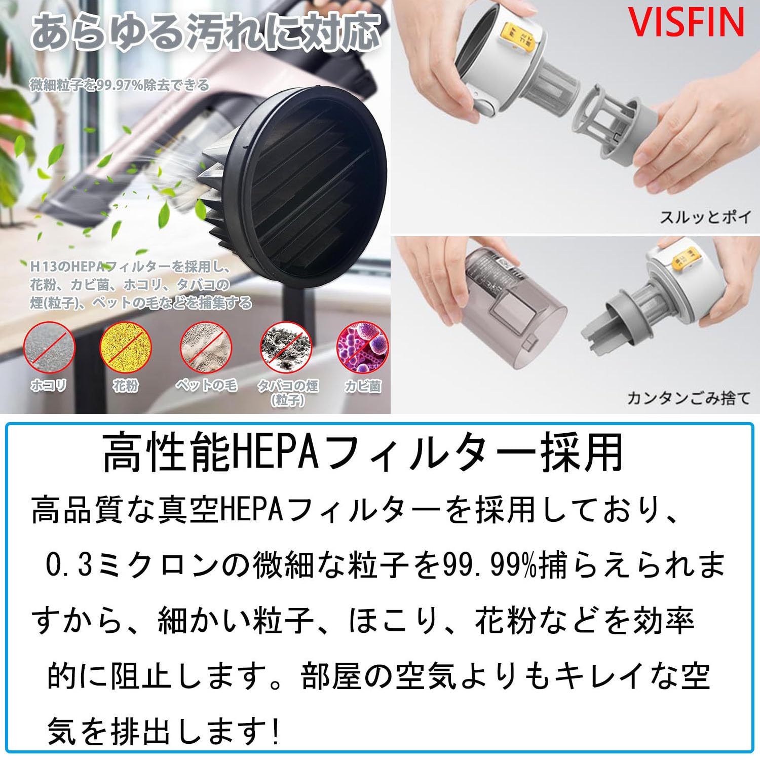 Amazon.co.jp: シャープ掃除機フィルター 高性能プリーツフィルター