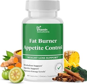 Fat Burner for Appetite Control - Thermogenic Fat Burner for Women and Men | Metabolism Booster, L-Carnitine, CLA, Garcinia Cambogia, GLP-1 Support, 90 Capsules 3 Month Supply, Non-GMO, Made in USA