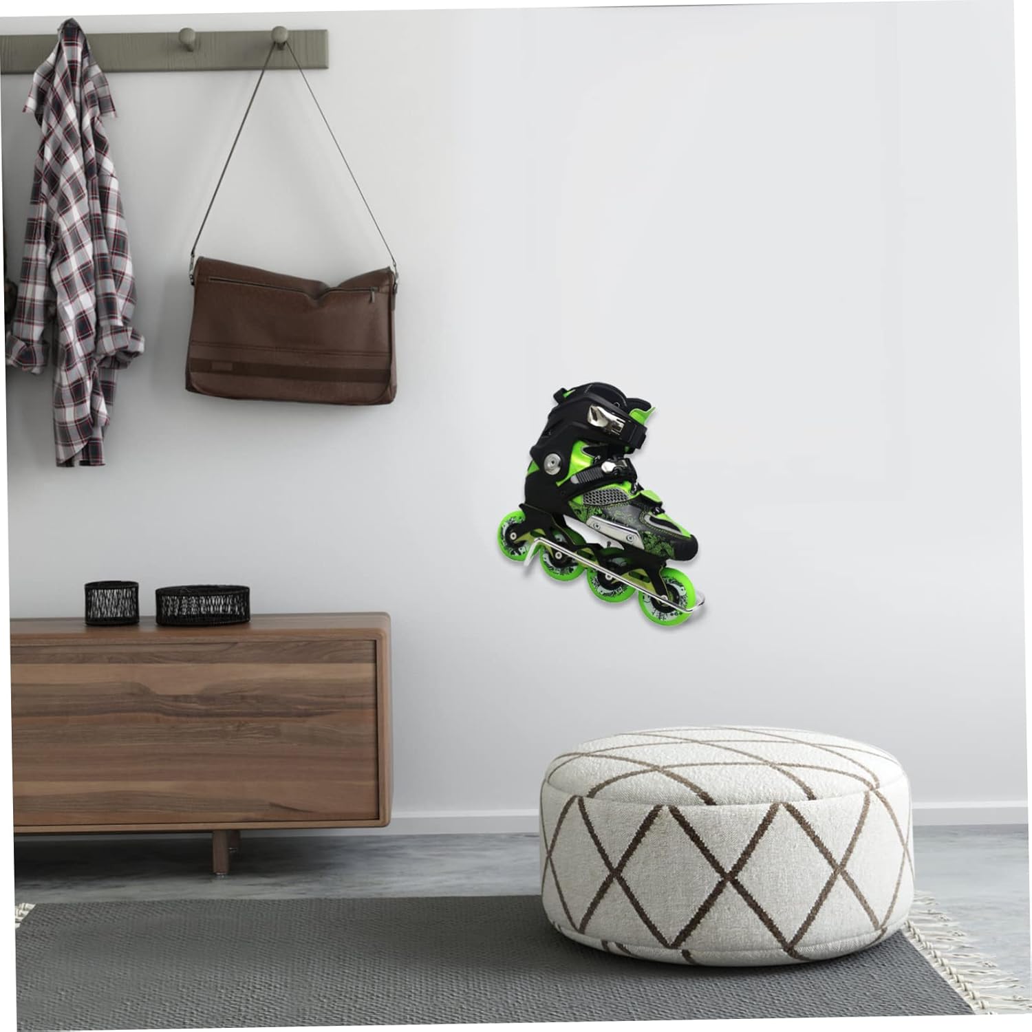 BESPORTBLE 6pcs Roller Skate Holder Wall Mount Skate Hanger Display Storage Thickened Material for Home Use Sturdy Design for Exhibitions Photography