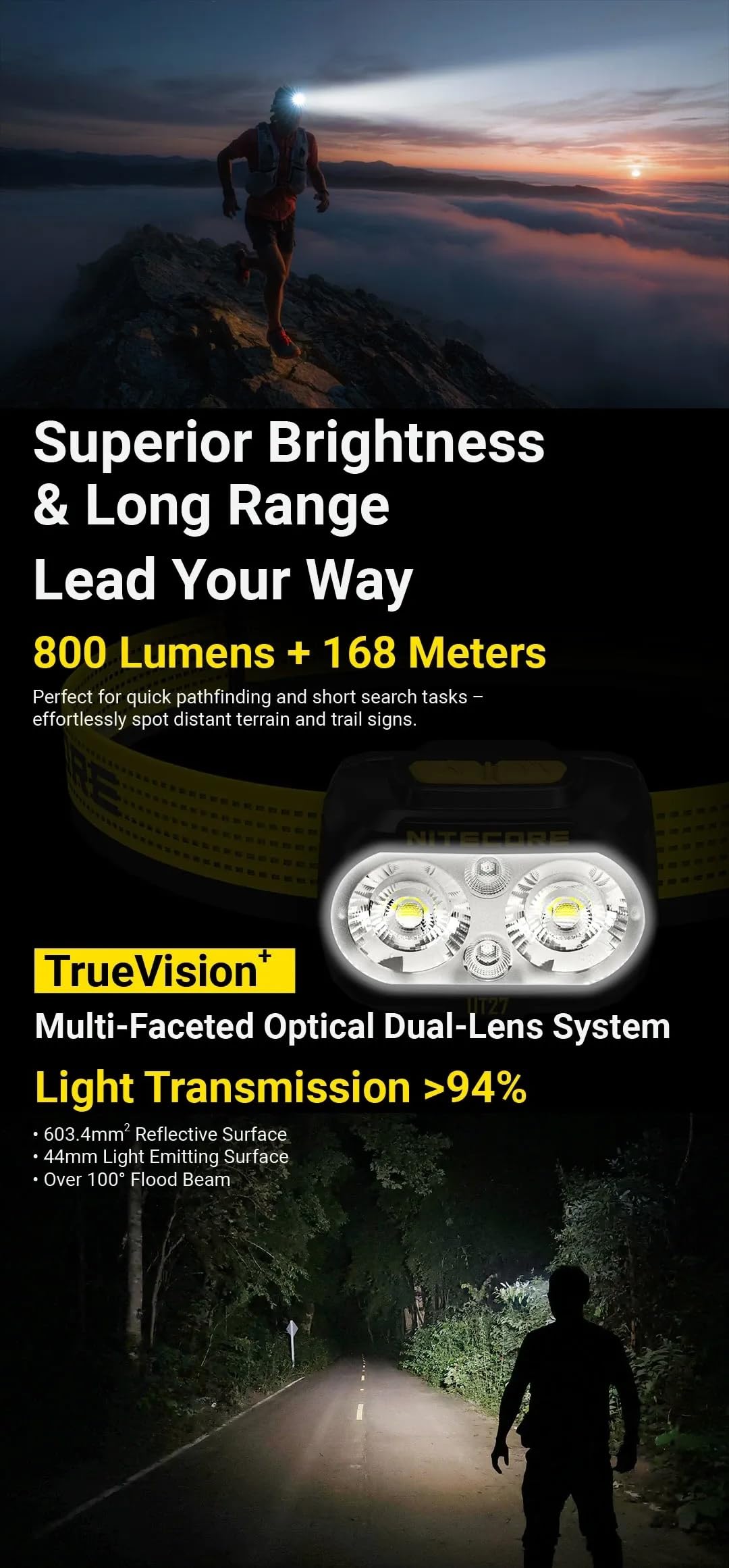 Nitecore UT27 MCT Czarny