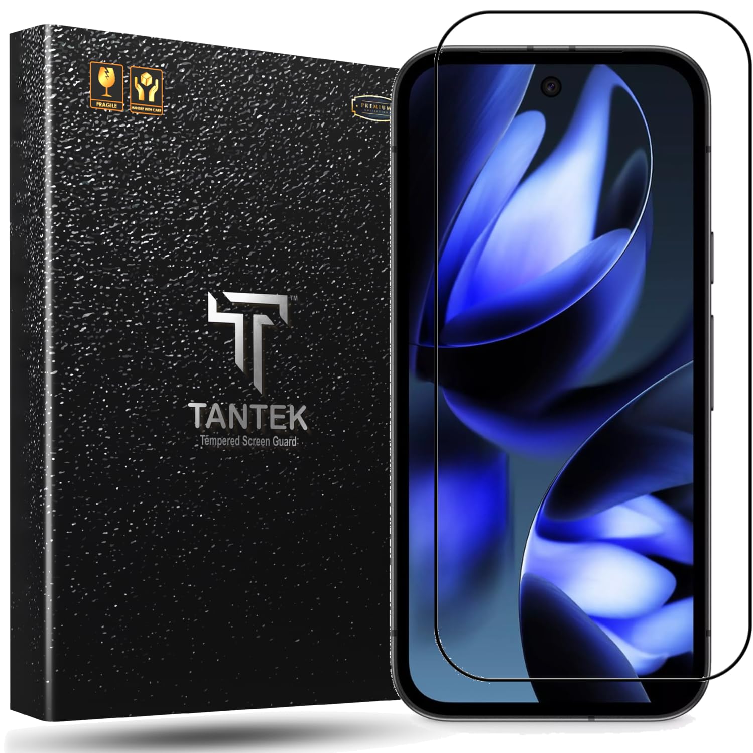 TitanGuard Tempered Glass Screen Protector Guard for Google Pixel 9A / Pixel 10A - 9H Hardness, Military Grade, Anti-Static, Easy Installation Kit - 1 PACK-image-43