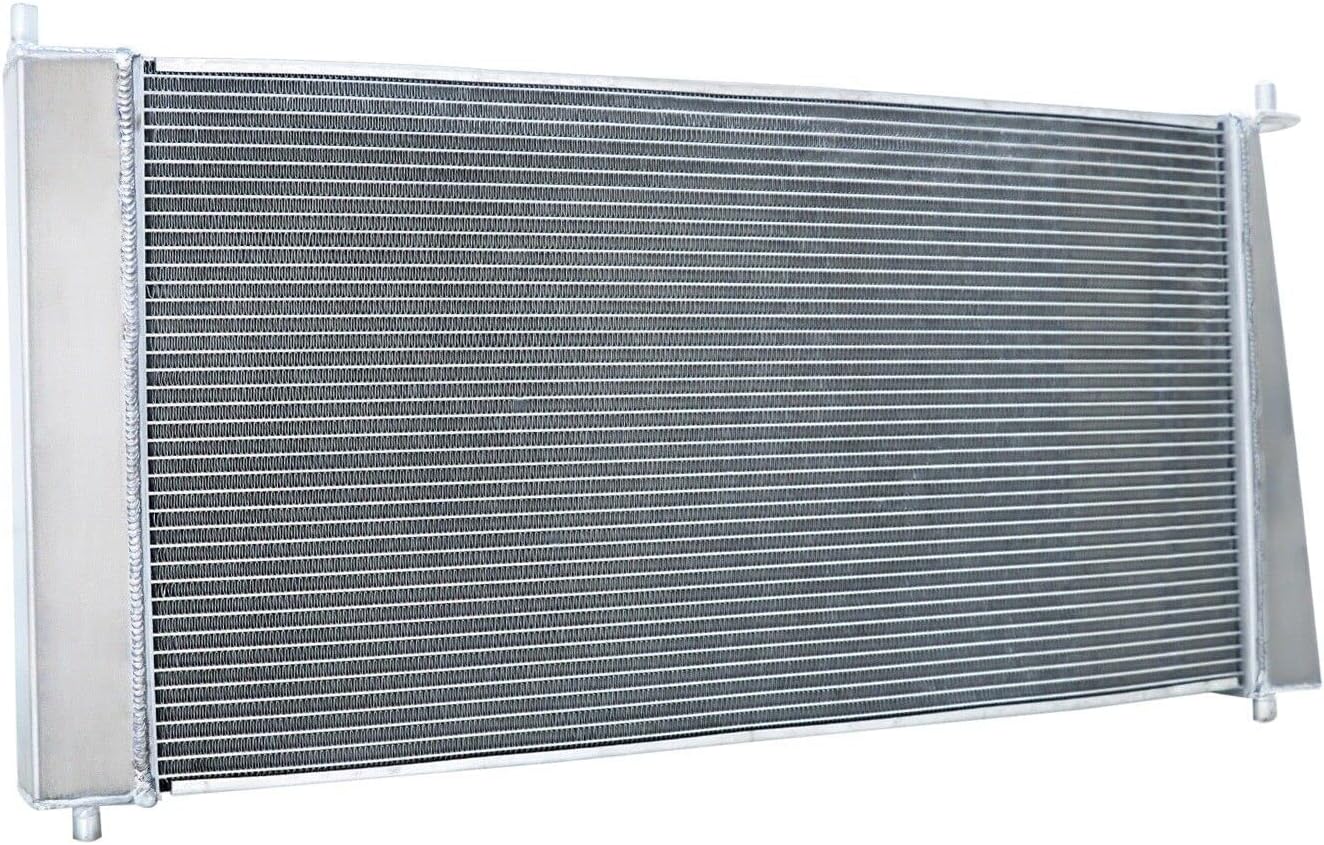 Full Aluminum Radiator For 99-09 Ford F-150 F-250 F-350 Expedition 4.2/4.6/5.4L V6 V8 2000 2005 2006 2008 1-Row AA5052 Aluminum Radiator