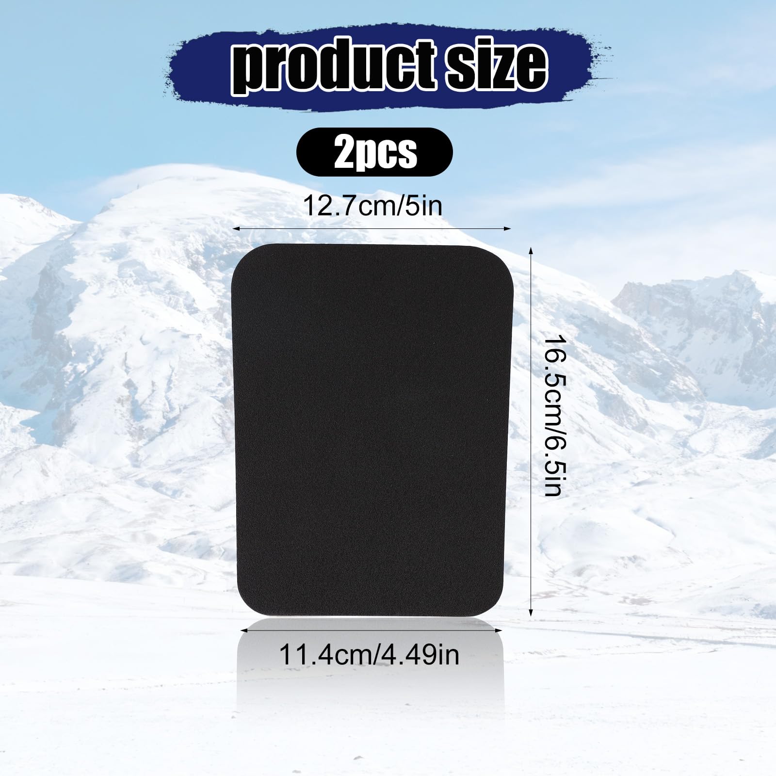 Penitue 2pcs Protège Tibias de Ski, Protège-Tibias de Snowboard en Mousse Épaisse pour Chaussures Protection Anti-Chocs
