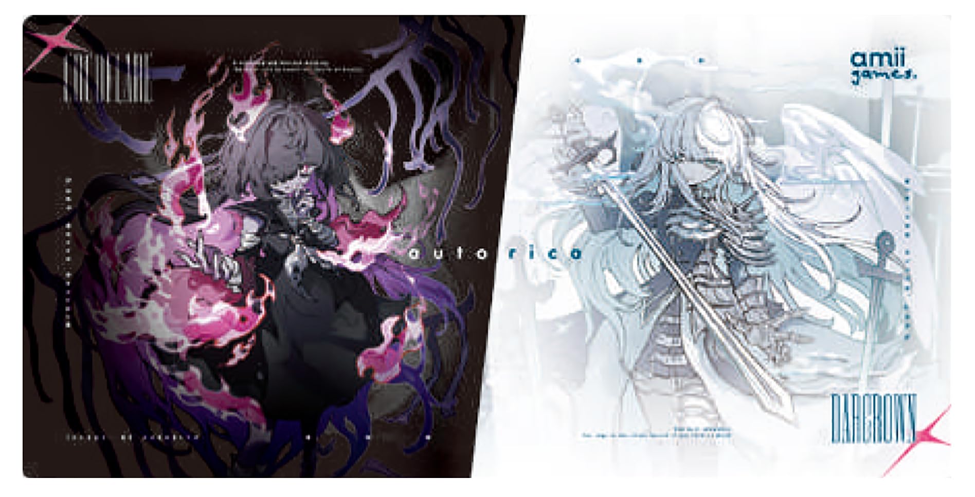 amii スリーブ　プレイマット　オートリカ　デスクマット　ラバーマット Amazon | amii. Half Play mat 《 autorica（オートリカ） 》Art by