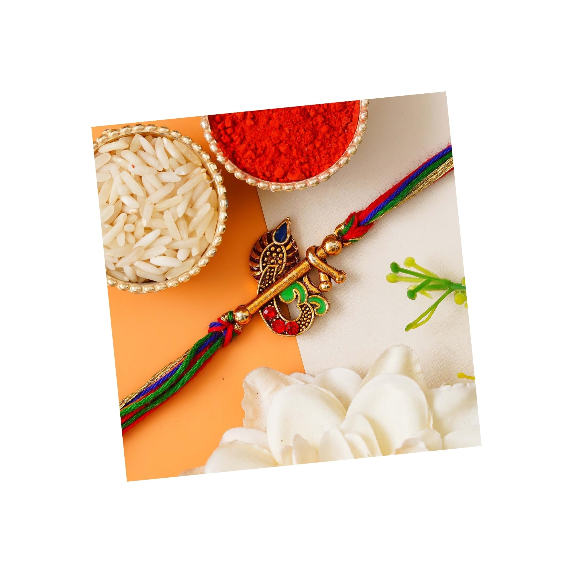 See full amazon price history chart for eCraftIndia Designer Rakhi for Brother with Roli Chawal Pack eCraftIndia Designer Rakhi for Brother with Roli Chawal Pack (B0D4QZBB9H) Amazon Price History, Amazon Price Tracker