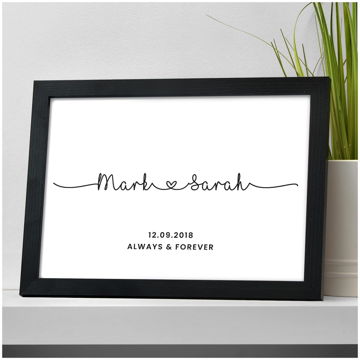 Personalised I Love You Holding Hands Gifts For Him Or Her, Valentines Day Gifts For Couples, Gifts For Men Husband, Anniversary Gifts For Girlfriend Wife, Engagement Wedding Print