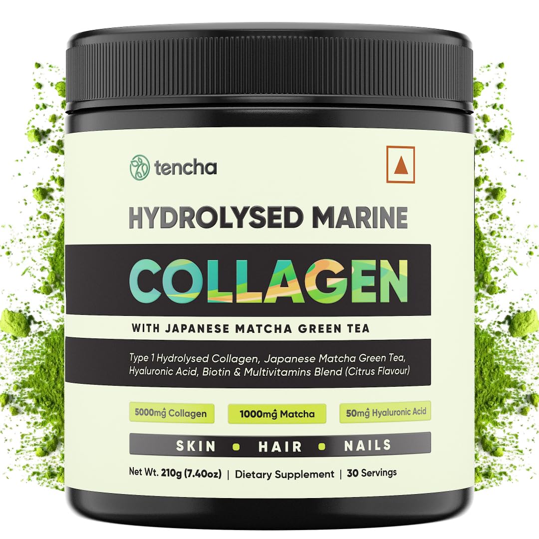 See full amazon price history chart for Tencha Marine Collagen Supplements Powder For Women & Men, 30 Servings, 210 Gm|No Fishy Smell|For Glowing Skin, Healthy Hair, Strong Nails|Hydrolysed Collagen, Hyaluronic Acid, Mutivitamins, Biotin Tencha Marine Collagen Supplements Powder For Women & Men, 30 Servings, 210 Gm|No Fishy Smell|For Glowing Skin, Healthy Hair, Strong Nails|Hydrolysed Collagen, Hyaluronic Acid, Mutivitamins, Biotin (B0CGJ38TXF) Amazon Price History, Amazon Price Tracker