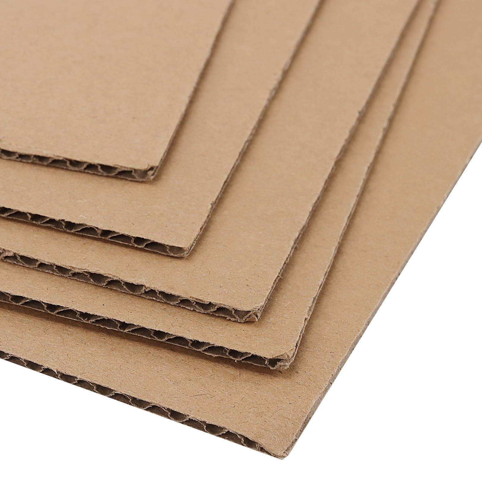 Fogli di cartone ondulato, formato A4, confezione da 60, 3 mm, per imballaggi, artigianato