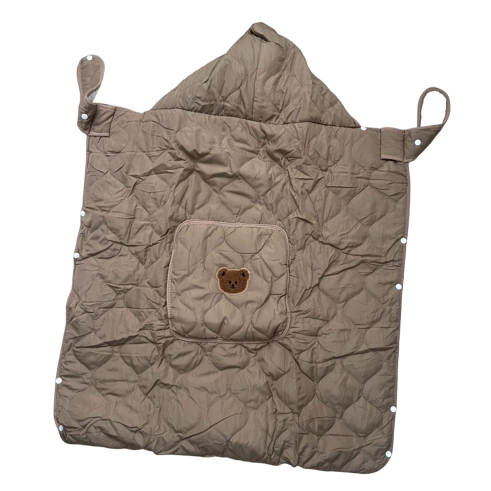 Asixxsix Copertura Antivento per, Copertura Invernale Elastica e Traspirante per Seggiolino Auto, Passeggino, Fascia per il Pisolino, Mantellina Morbida e con Cappuccio a Forma di Cartone Animato,