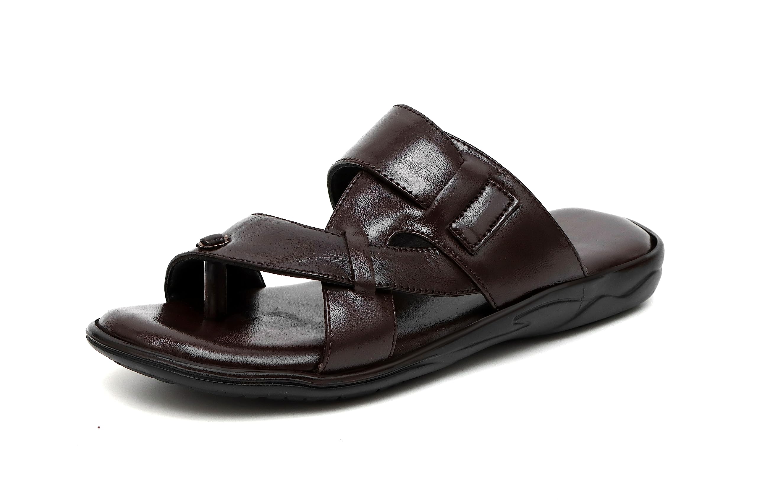 Heels County Mens Brown Genuine Leather Chapal - 10 UK (B0C43RD4NS) Amazon Price History, Amazon Price Tracker
