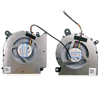 BestParts New CPU+GPU Cooling Fan Replacement for MSI Core 12th Gen Pulse GL66 GL76, Katana GF66 GF76, MS-17L3 MS-17L4, MS-1583 MS-1584, P/N PABD08008SH N477 PAAD06015SL N460