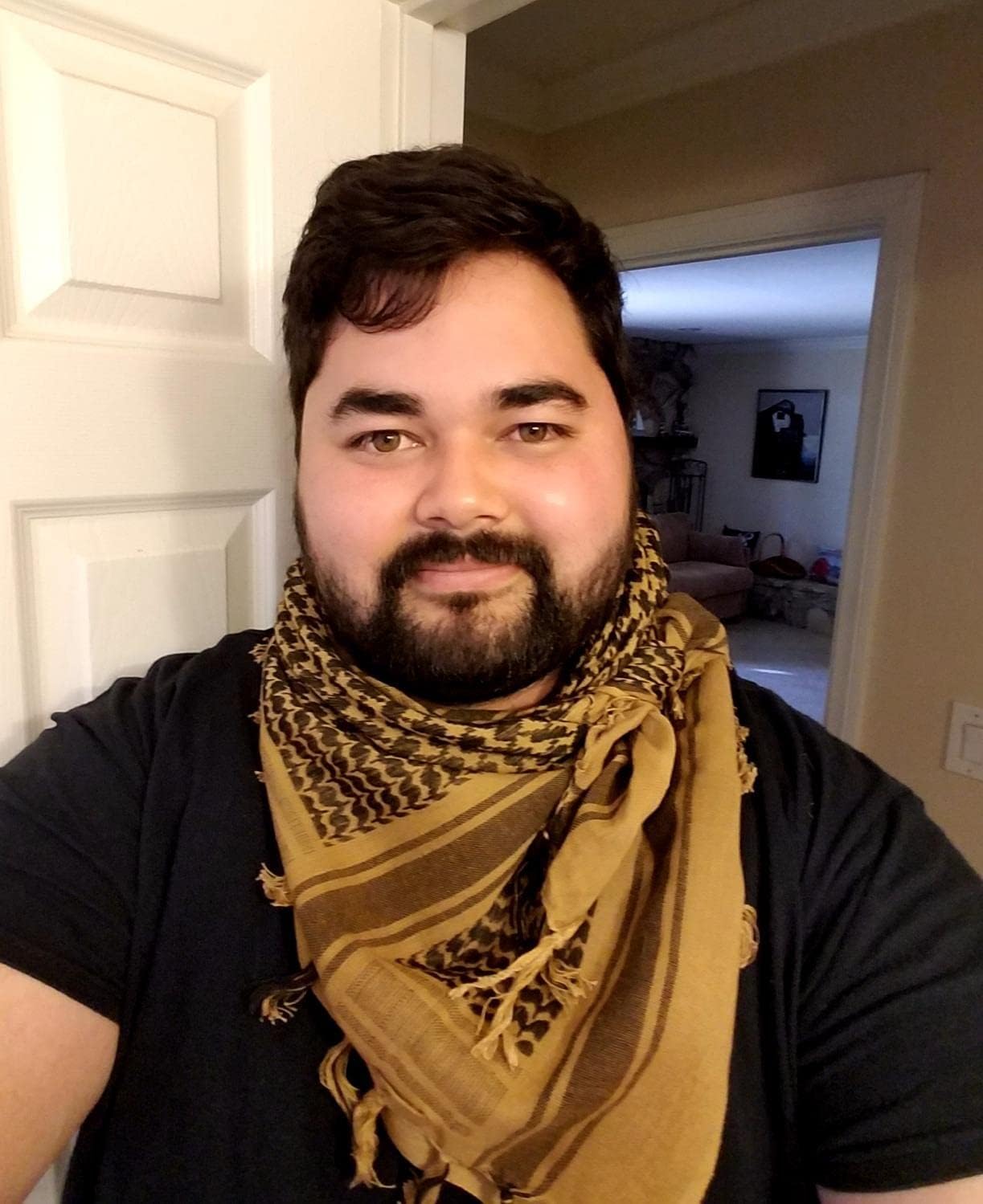 Explore Land Cotton Shemagh Keffiyeh Tactical Desert Scarf Neck Head Wrap with Tassel for Men Women - Image 8