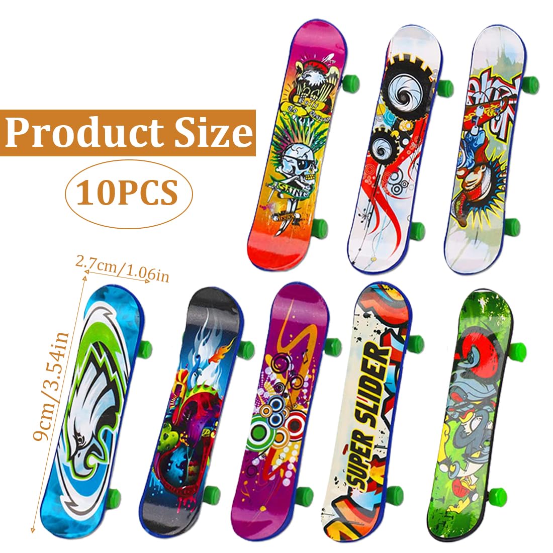 8 Finger Skate – Monopatines De Dedo Profesionales Para Niños, Regalo Creativo Para Deportes Y Juegos