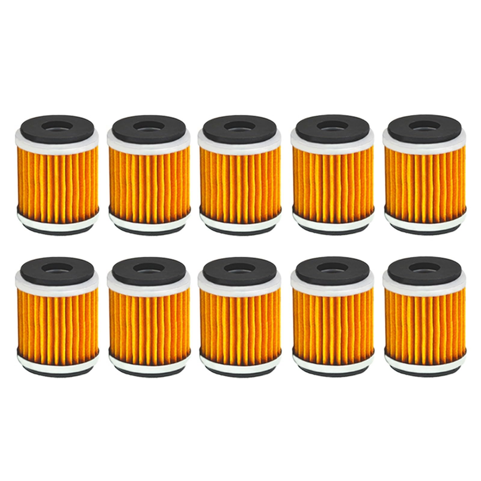 Adatto per Yamaha YFZ450 YFZ450R YFZ450W YFZ450X YZ250F YZ450F WR250F Husq&varna TE125 125 2007-2013 Filtro olio per moto moto Filtro olio(10pcs)