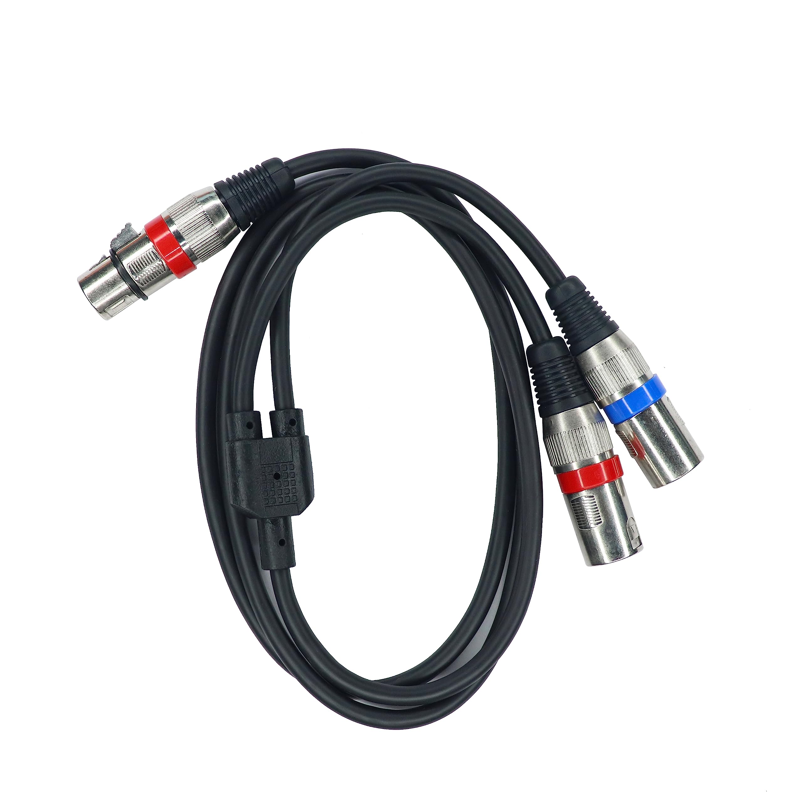 Electronic Spices 3Pin XLR Female Jack to Dual Male XLR Plug Y Splitter Cables-image-21