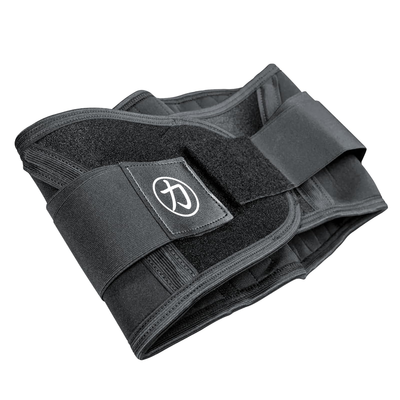 Strength Shop 7 mm neoprenowy bandaż na plecy ze szlufkami na pasek, rozmiar XL, oddychający i ocieplający pas podpierający plecy z elastyczną gumową taśmą na rzep, wspiera i odciąża podczas treningu i na co dzień