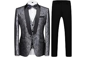 3 Piece Tuxedo Suit Set for Men