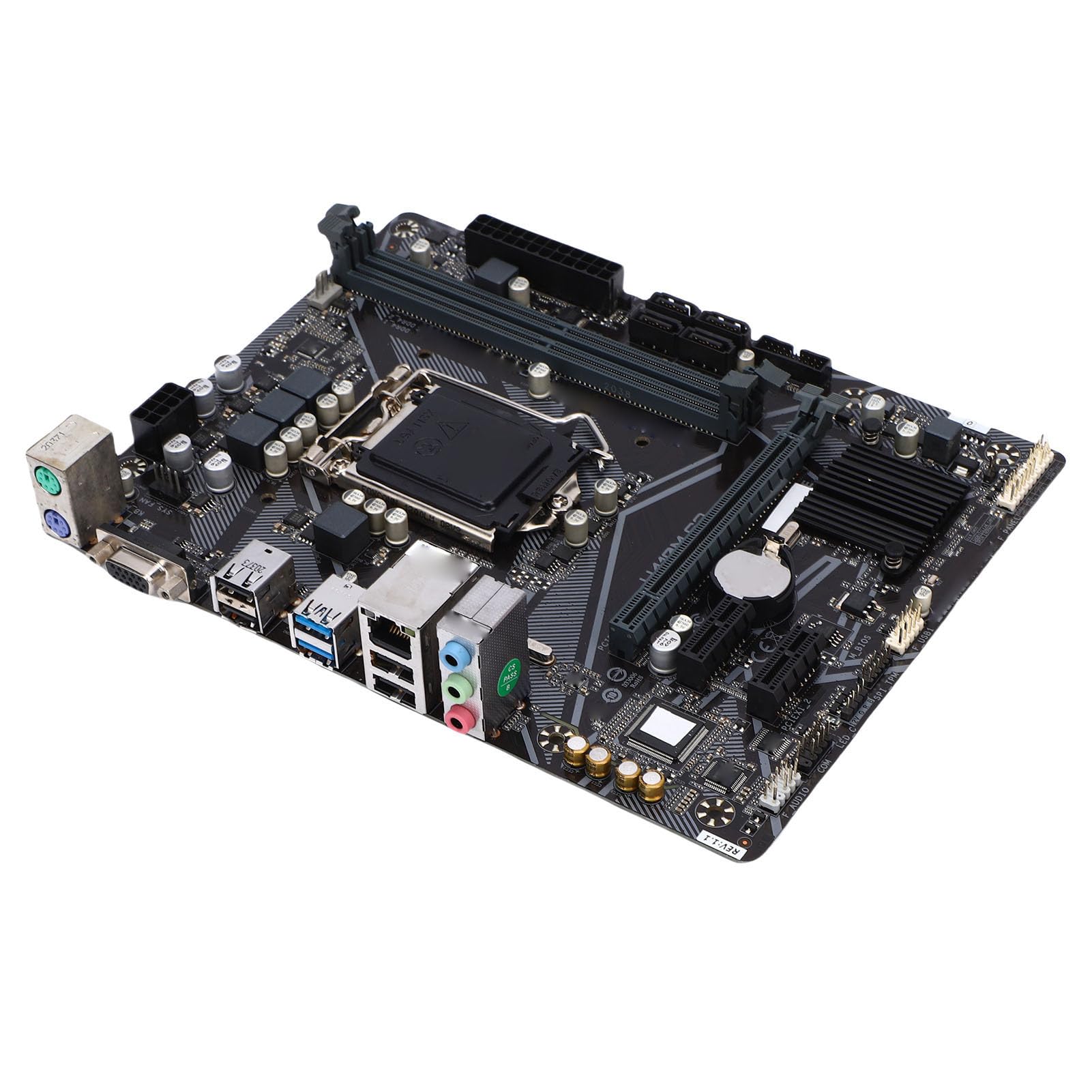 Placa Base H410M-S2, LGA 1200 10.ª Generación Core I9 I7 I5 I3, Memoria DDR4 de 2 Canales, PCIE3.0X16, 4 Serial ATA, Ranura M.2, VGA, Placa Base M ATX