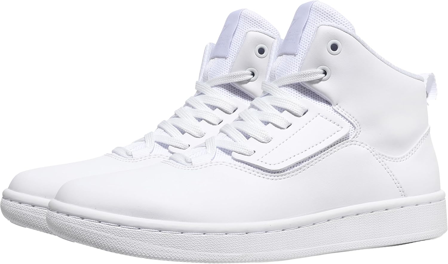 Soulsfeng Unisex Basketball Shoes Leather High Top Sneakers Comfortable Walking Skate Shoes