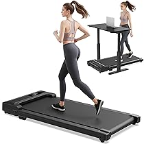 Tapis Roulant Salvaspazio Elettrico – Tapirulan da Casa Walking Pad Treadmill for Home Use Mini Piccolo Elettrica Walk Scrivania Elettrica Tappeto Compattoe Salva Spazio Ufficio 6KM, H