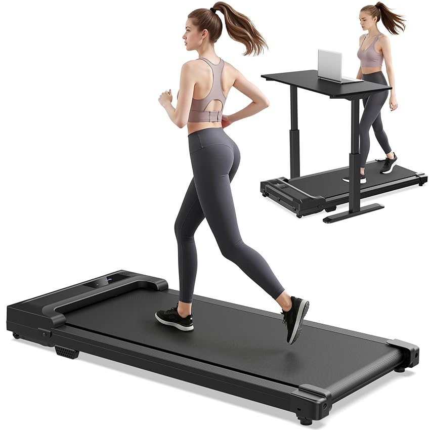 Tapis Roulant Salvaspazio Elettrico - Tapirulan da Casa Walking Pad Treadmill for Home Use Mini Piccolo Elettrica Walk Scrivania Elettrica Tappeto Compattoe Salva Spazio Ufficio 6KM/H