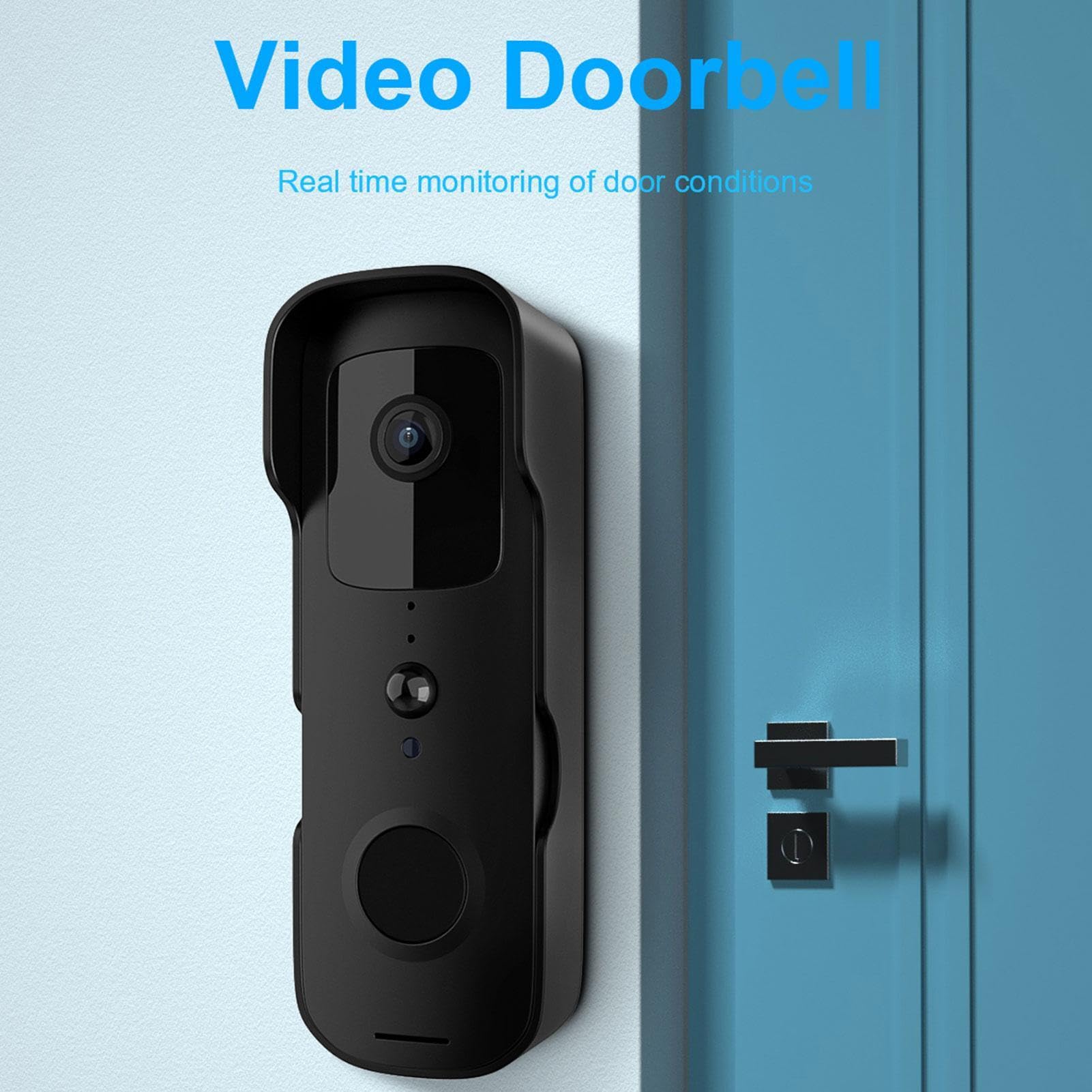 Cámara inteligente de timbre de puerta - Videoportero inalámbrico WiFi con