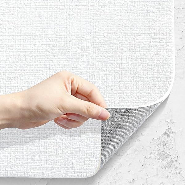 FARYODI 3D Self Adhesive Wallpaper, Waterproof and Moistureproof, Irregularity Heat Insulation Wallpaper, Self Adhesive Wallpaper for Staggered Plaster Walls - 1